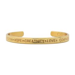 Compassion in Brass Bracelet - Classic #73